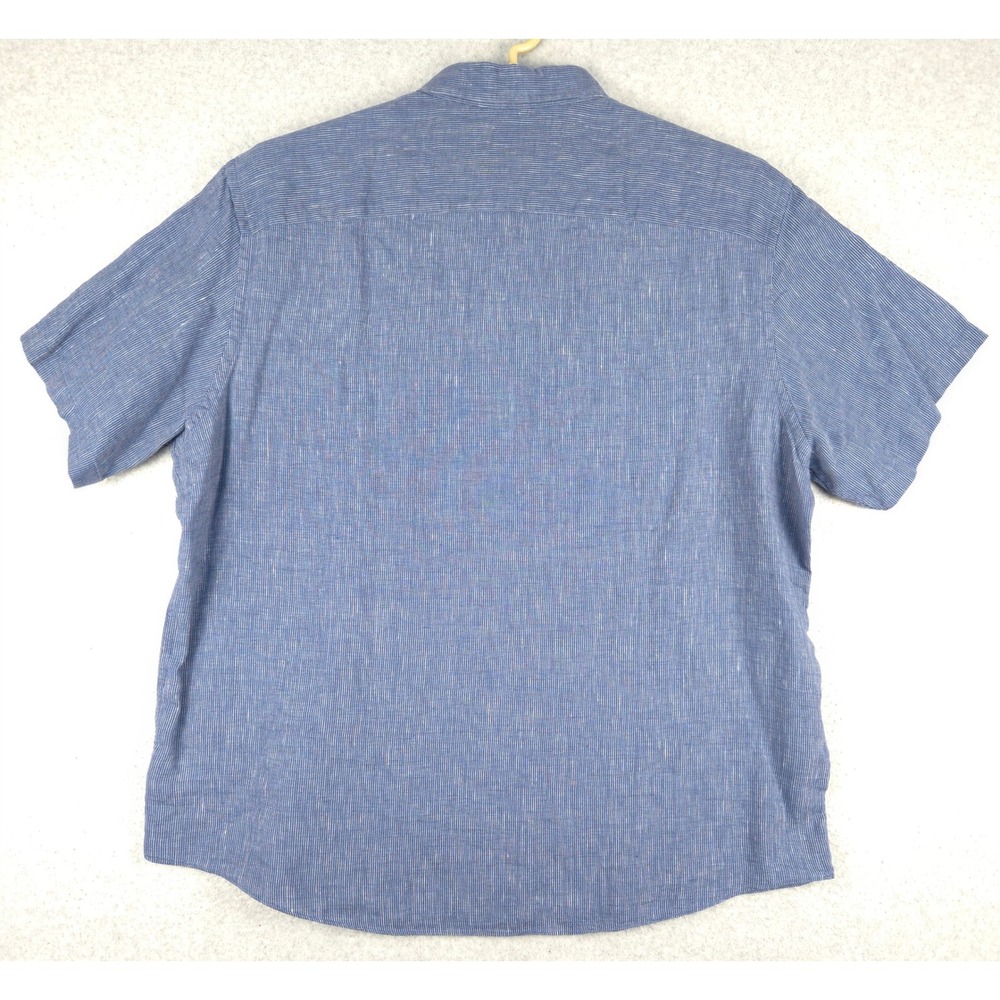 UNTUCKit Linen Shirt Wrinkle Resistant Short Sleeve Button Up XXX-Large - Picture 3 of 5